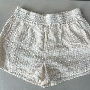 Kith Women’s Ivory Textured Shorts